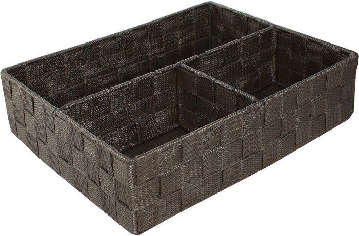 Stan Drawer Organiser With 3 Compartments Taupe