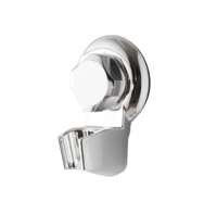 Supporto cromato da parete per doccetta da bagno supporto fisso da muro per doccia